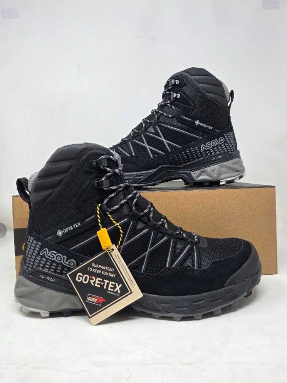 New 8.5 Asolo Tahoe Winter GTX Gore-Tex hiking boots in black